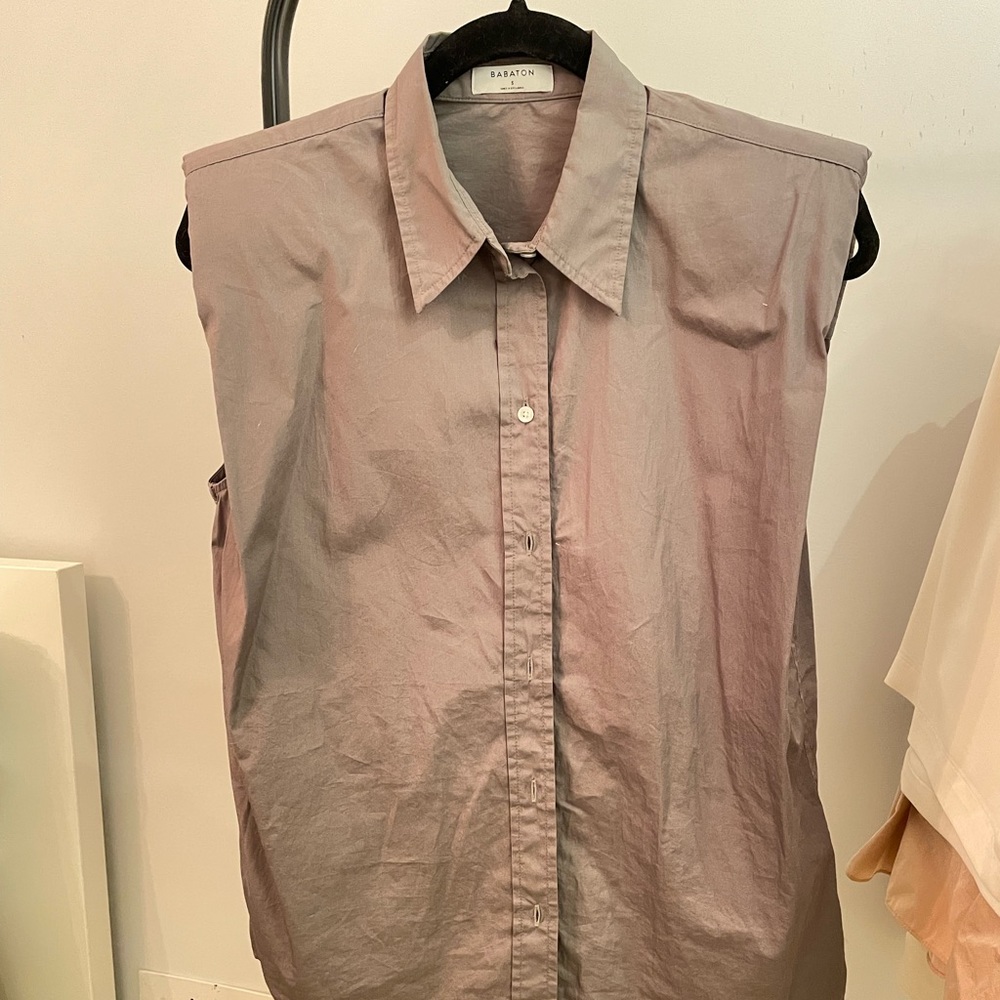 Babaton shoulder pad blouse